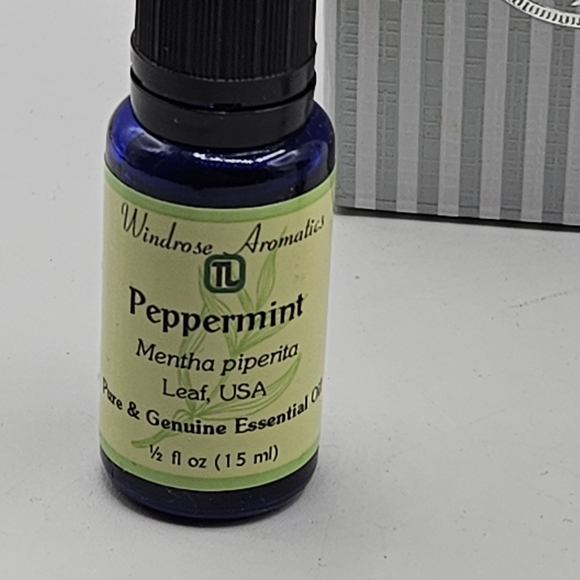 New Essential Oil Diffusing Necklace with eucalyptus,  lavender, and peppermint - Picture 5 of 9